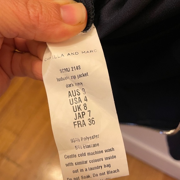 CAMILLA AND MARC Ludovic zip jacket size 8 - Picture 5 of 8